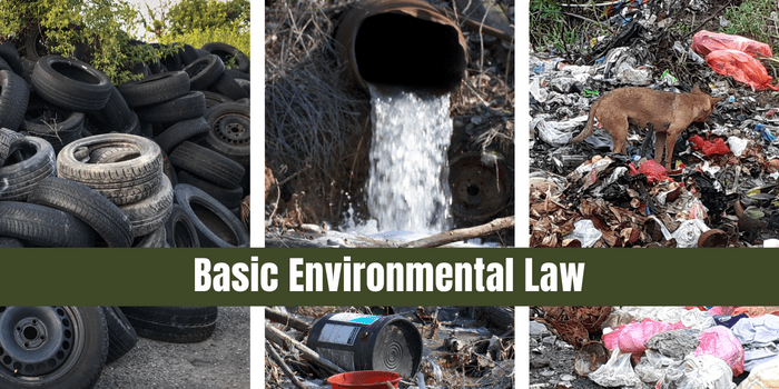 Click to read the details for the basic environmental law course.